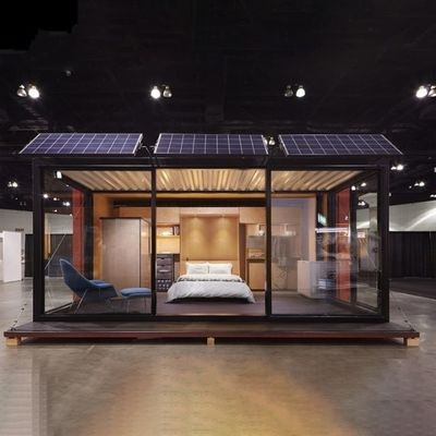5.8M 20ft  Panel Premade Shipping Container Modular Dome Home