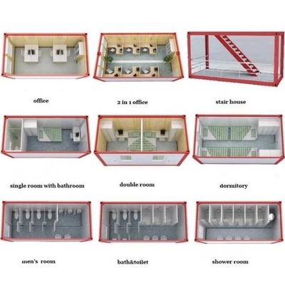 5.8M 20ft  Panel Premade Shipping Container Modular Dome Home